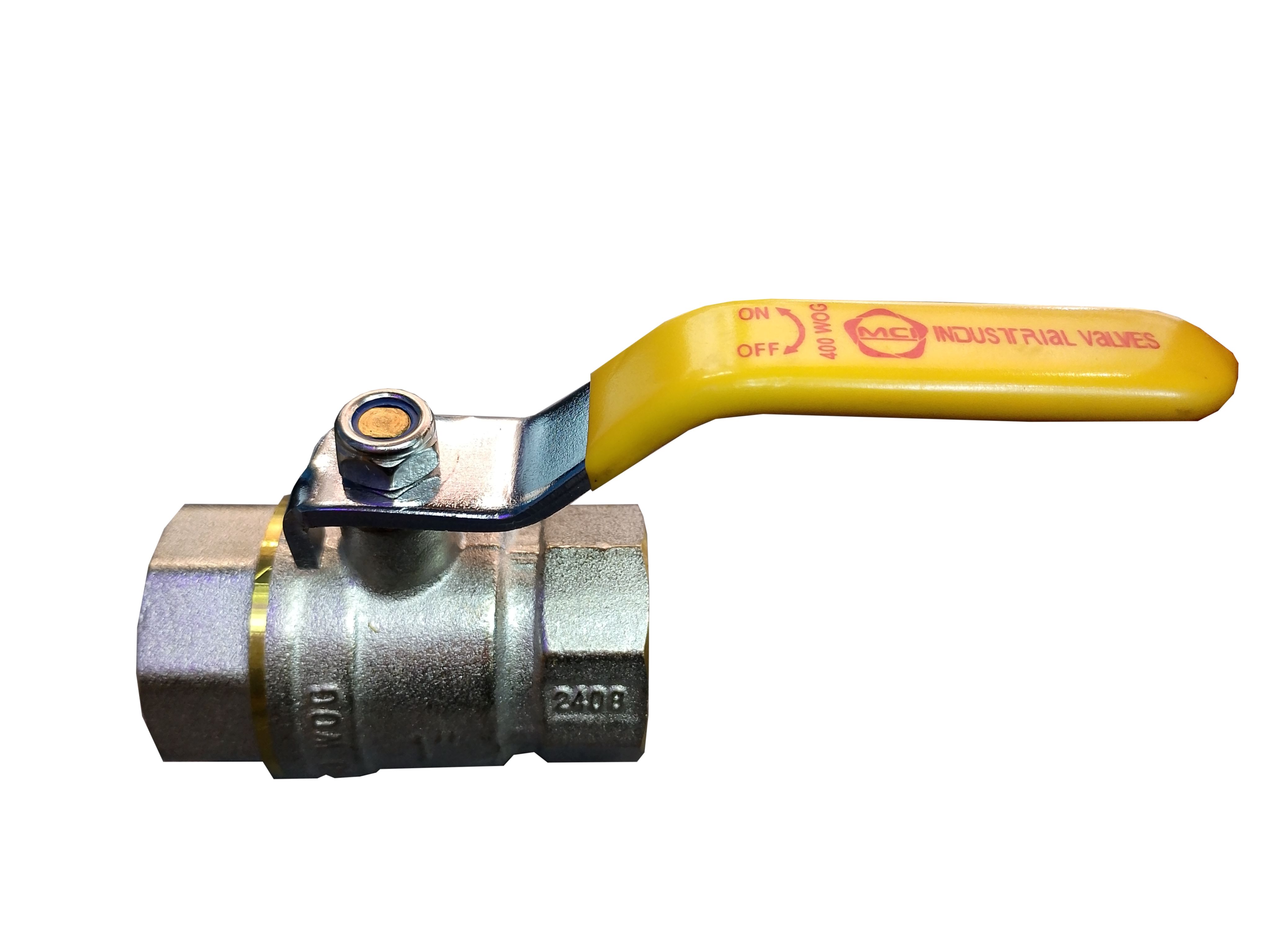 VALVULA ESFERA ROSCADA MCI DE 1/4" DE 400 WOG